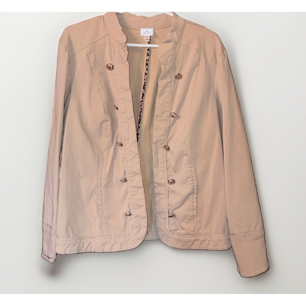 Women's Retro Band Jacket Open Front Dress Barn Size 1X